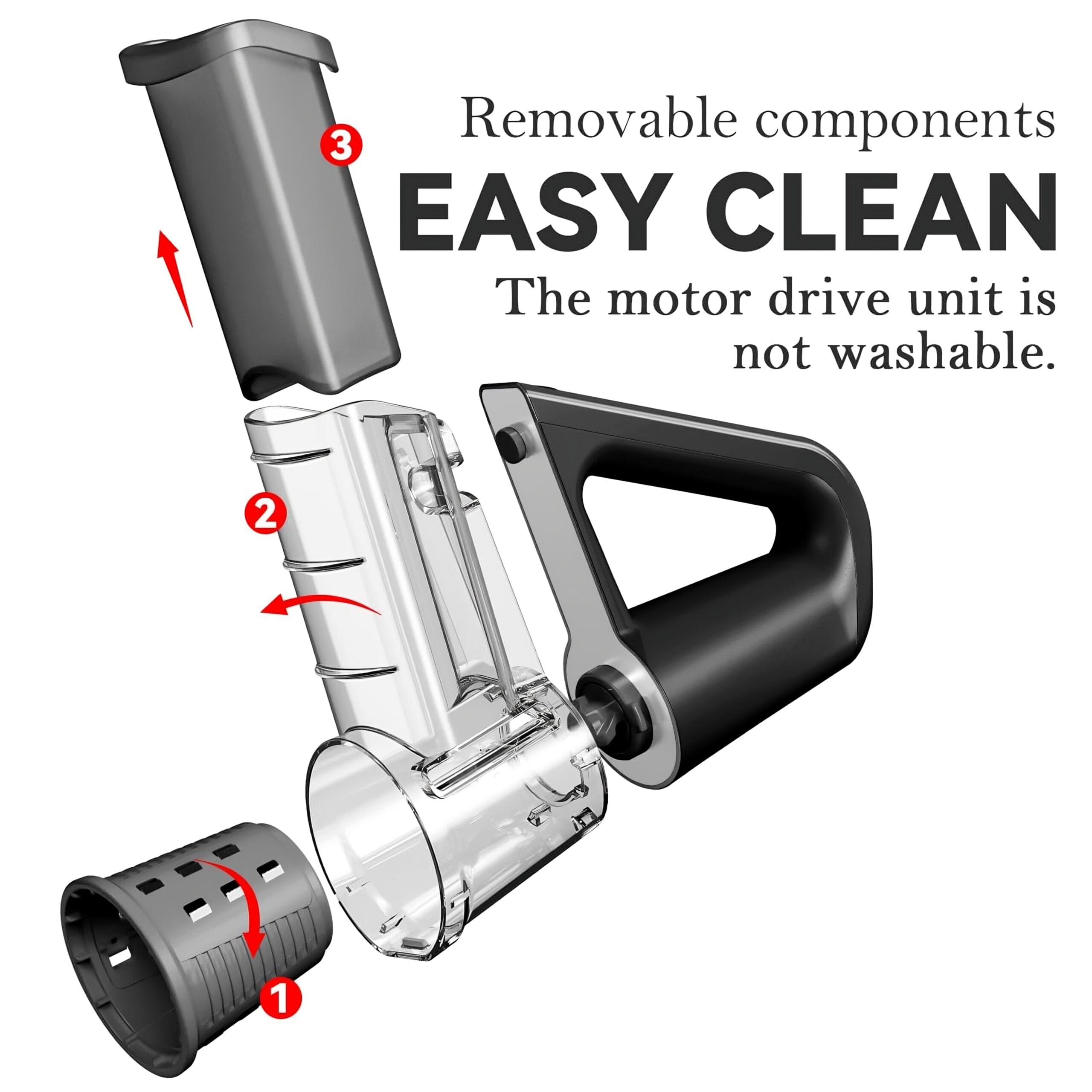 Blitz® – 4-in-1 Cordless Electric Grater & Slicer, Rechargeable and Compact for Quick Kitchen Prep          Ask ChatGPT - Tunisie